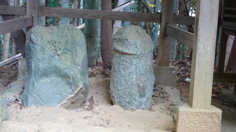 飛鳥坐神社の陰陽石