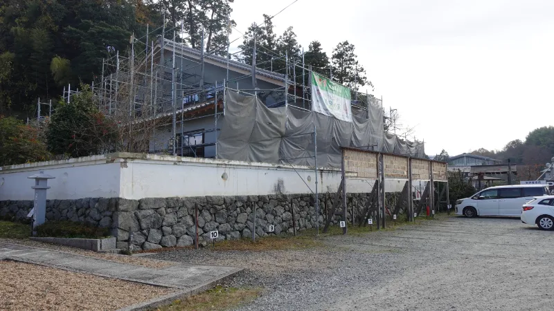 飛鳥坐神社の駐車場