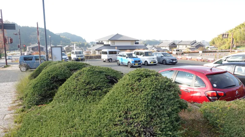 石舞台古墳の駐車場