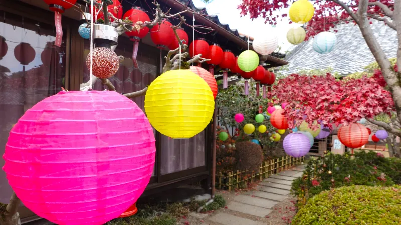 おふさ観音の提灯まつり